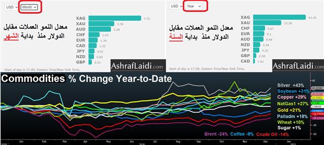 2020 FX & Commodities YTD Performance - Performance Dec 18 2020 (Chart 1)