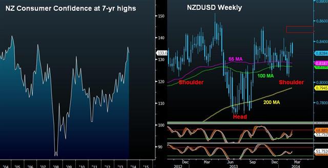 Can't Ignore the Kiwi - Nzdusd Feb 20 (Chart 1)